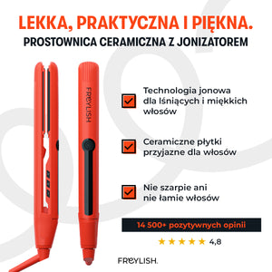 PROSTOWNICA CERAMICZNA Z JONIZATOREM 28 MM