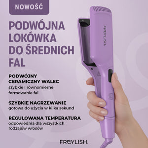 LIMITOWANA EDYCJA – Podwójna lokówka do średnich fal