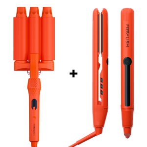 CERAMICZNA FALOWNICA DO DUŻYCH FAL 32MM + PROSTOWNICA CERAMICZNA Z JONIZATOREM