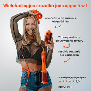 Wielofunkcyjna szczotka jonizująca 4 w 1